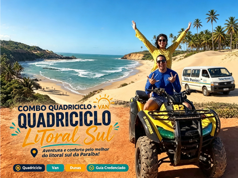 Combo Quadriciclo + Van (Litoral Sul)