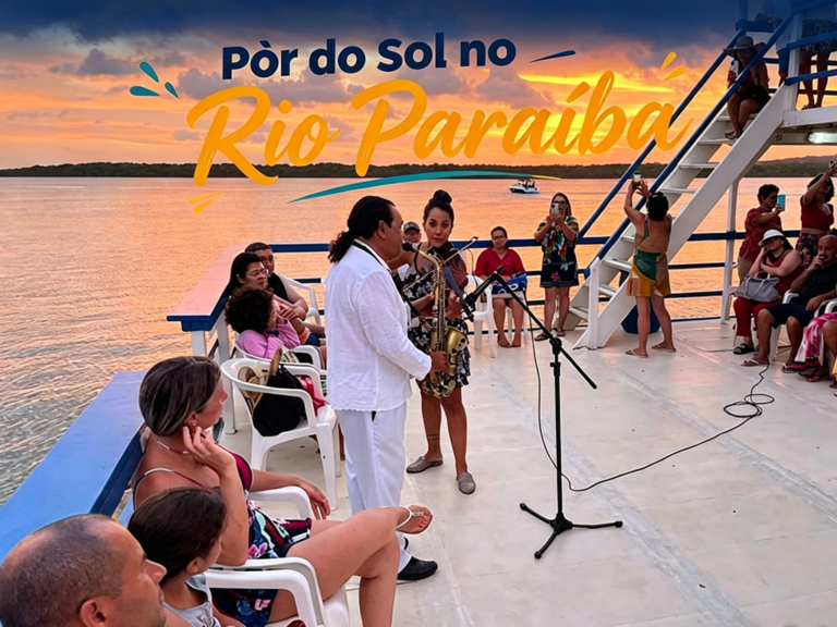 Pôr do Sol no Rio Paraíba
