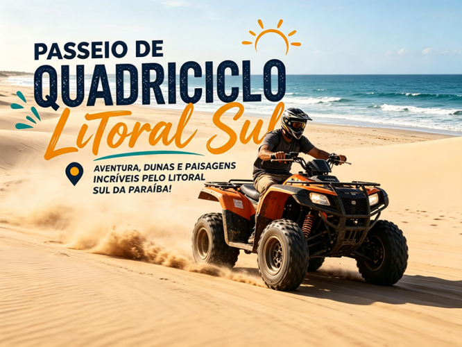Passeio de Quadriciclo – Litoral Sul