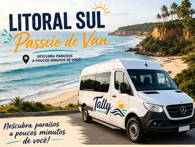 Passeios de Van (Litoral Sul)